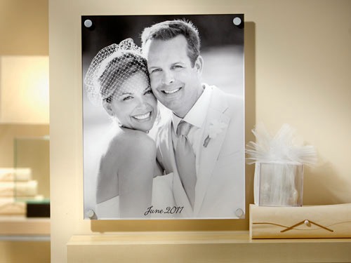 Photo directly printed on acrylic