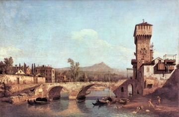Capriccio Veneto by Canaletto