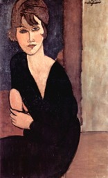 Modigliani - Portrait of Madame Reynouard 2