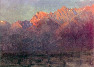 Sunrise in the Sierras by Bierstadt